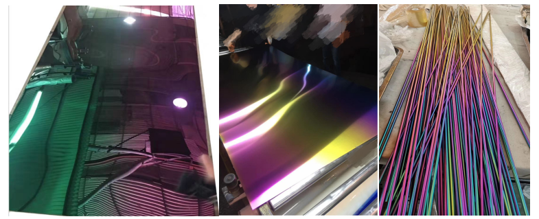 不锈钢渐变色镜面板